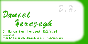 daniel herczegh business card